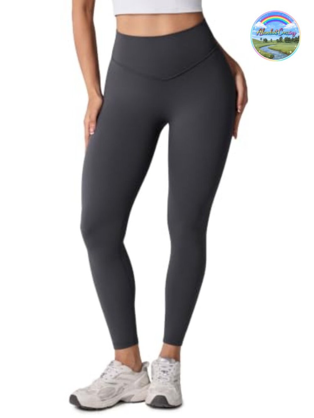 High Waisted No Front Seam Leggings 25" Inseam Buttery Soft 4-Way Stretch
